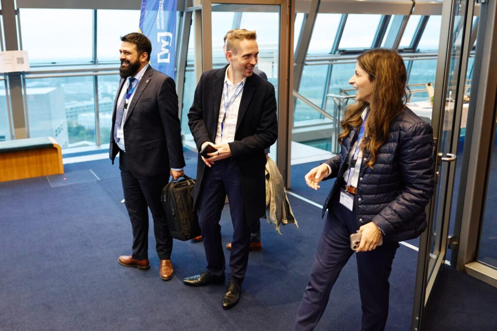 Begegnungen beim Know-How-Transfer im Landtag NRW
