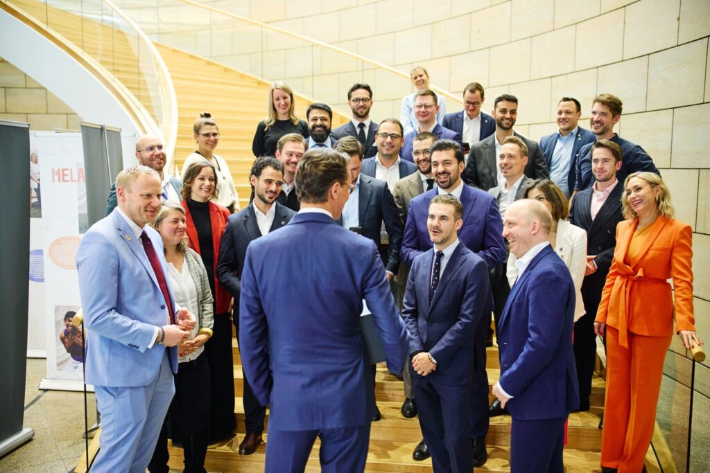 Gespräch mit den Wirtschaftsjunioren im Landtag NRW